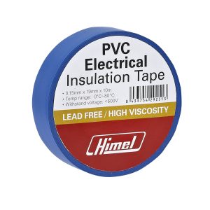 Electrical Tape, 0.13 mm x 19 mm x 10 m, blue