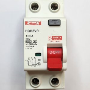 Residual Current Switch HDB3VR - 2P - 100A - 30mA - for AC