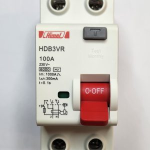Residual Current Switch HDB3VR - 2P - 100A - 300mA - for AC