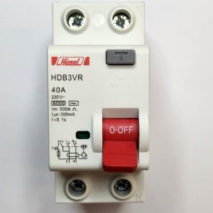 Residual Current Switch HDB3VR - 2P - 40A - 300mA - for AC