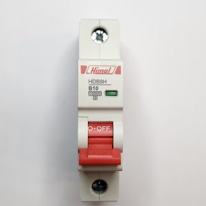 Miniature Circuit Breaker, HDB9, 18 mm AC, 10 kA, 1P, B curve, 10 A