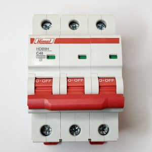 Miniature Circuit Breaker, HDB9, 18 mm AC, 10 kA, 3P, C curve, 40 A