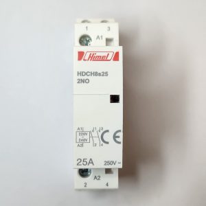 Modular Contactor, HDCH8s, 25 A, 250/400 V AC, 2P, 2 NO