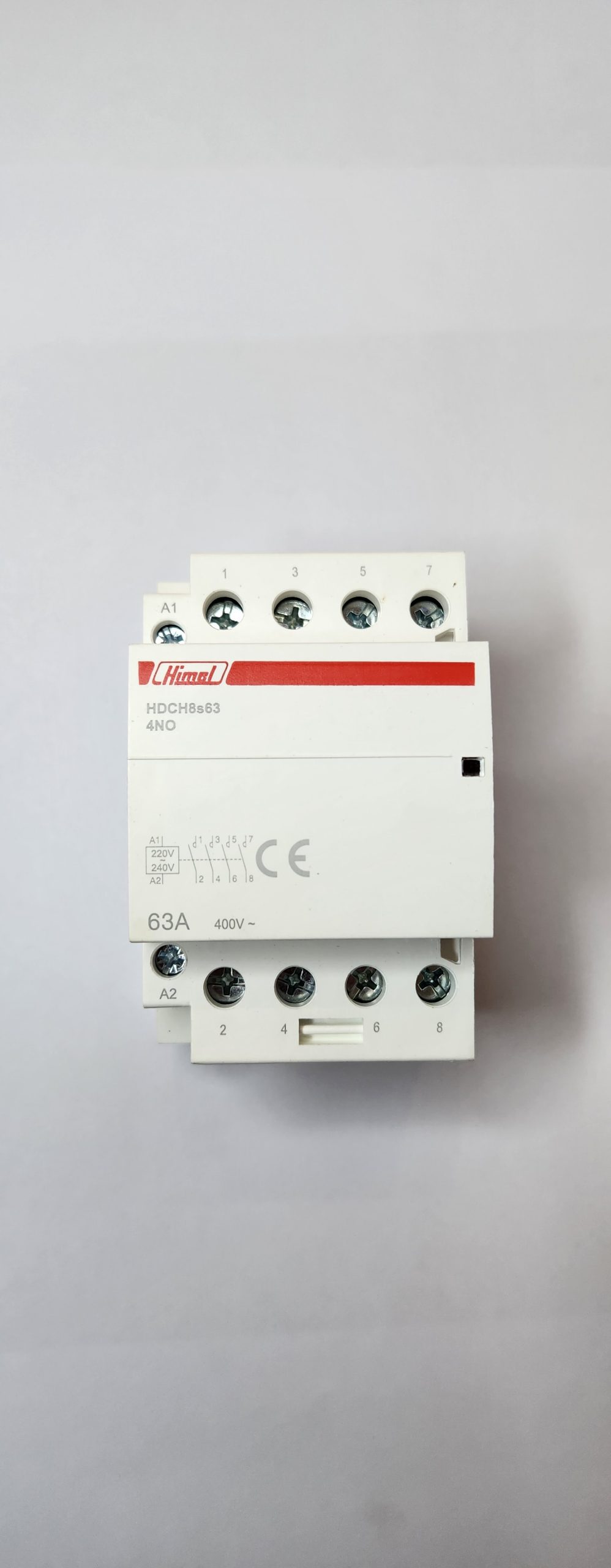HDCH8S63440 Modular Contactor, HDCH8s, 63 A, 250/400 V AC, 4P, 4 NO