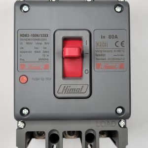 Molded Case Circuit Breaker HDM3 - 100N/3P - Mag-therm 80A