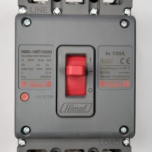 Molded Case Circuit Breaker HDM3 - 100T/3P - Mag MP 100A