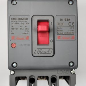Molded Case Circuit Breaker HDM3 - 100T/3P - Mag-therm 63A
