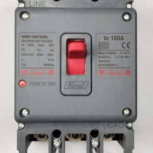 Molded Case Circuit Breaker HDM3 – 160F/3P – Mag-theR 160A