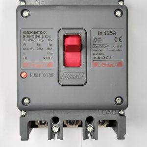 Molded Case Circuit Breaker HDM3 - 160T/3P - Mag-theR 125A