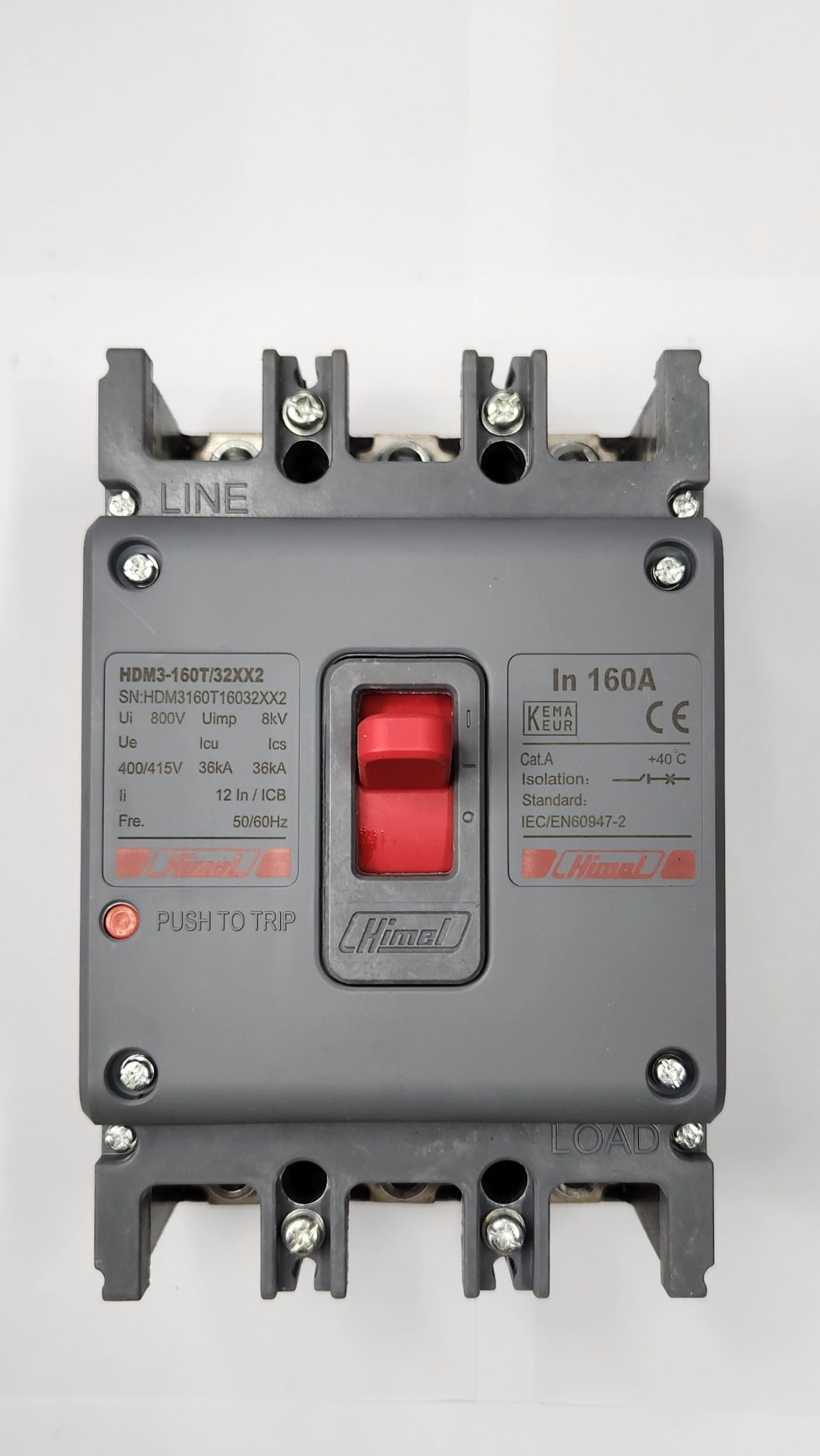 HDM3160T16032XX2 Molded Case Circuit Breaker HDM3 - 160T/3P - Mag MP 160A