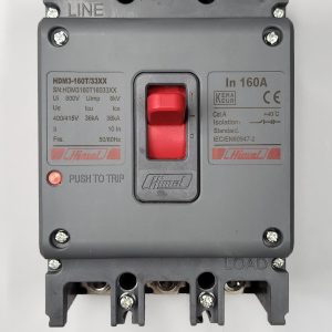 Molded Case Circuit Breaker HDM3 - 160T/3P - Mag-theR 160A