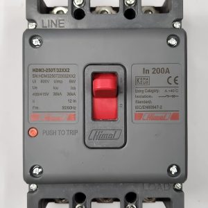 Molded Case Circuit Breaker HDM3 - 250T/3P - Mag MP 200A