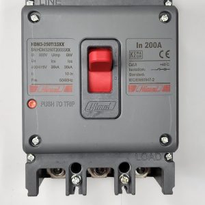 Molded Case Circuit Breaker HDM3 - 250T/3P - Mag-theR 200A