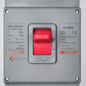 Molded Case Circuit Breaker HDM3 - 630F/3P - Mag-theR 500A