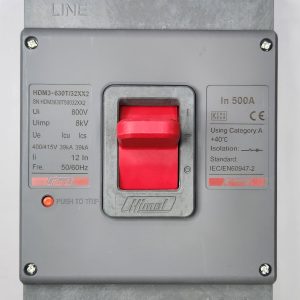Molded Case Circuit Breaker HDM3 - 630T/3P - Mag MP 500A
