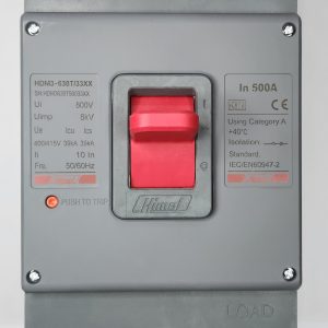 Molded Case Circuit Breaker HDM3 - 630T/3P - Mag-theR 500A