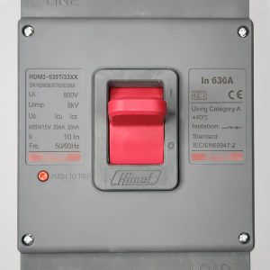Molded Case Circuit Breaker HDM3 - 630T/3P - Mag-theR 630A