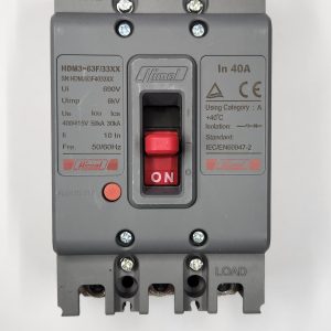 Molded Case Circuit Breaker HDM3 - 63F/3P - Mag-theR 40A