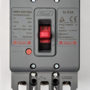 Molded Case Circuit Breaker HDM3 - 63F/3P - Mag-theR 63A