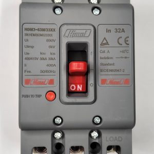 Molded Case Circuit Breaker HDM3 - 63M/3P - Mag-theR 32A