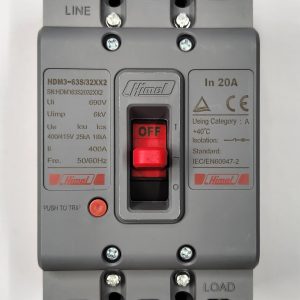 Molded Case Circuit Breaker HDM3 - 63S/3P - Mag MP 20A