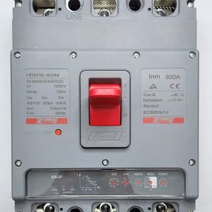 Molded Case Circuit Breaker, HDM3E, 800M, 3P, electronic, 800 A, 40 C