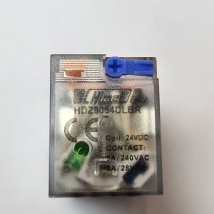 Miniature Plug-in Relay, HDZ9, 5A, 4P, LED DC 24V, rotary button