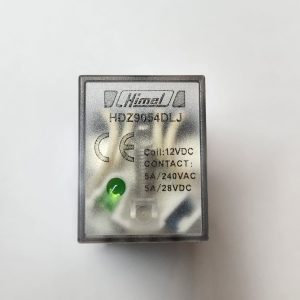 Miniature Plug-in Relay, DZ9, 5A, 4P, LED DC 12V