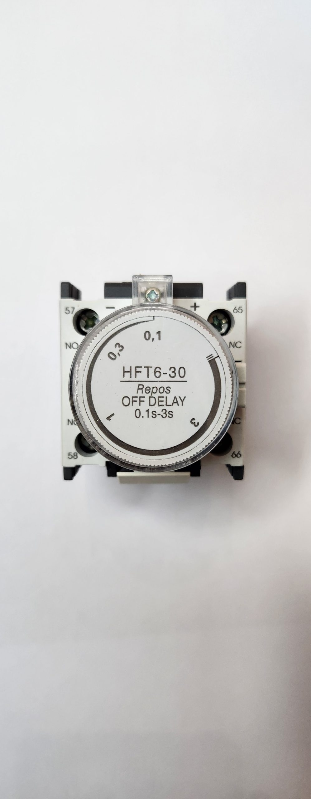 HFT630 Time Delay Auxiliary Contact Block, HDC3, 0.1..3 s, breaking
