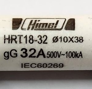 Cylindrical Fuse, HRT18, 10.38, 32 A, R015